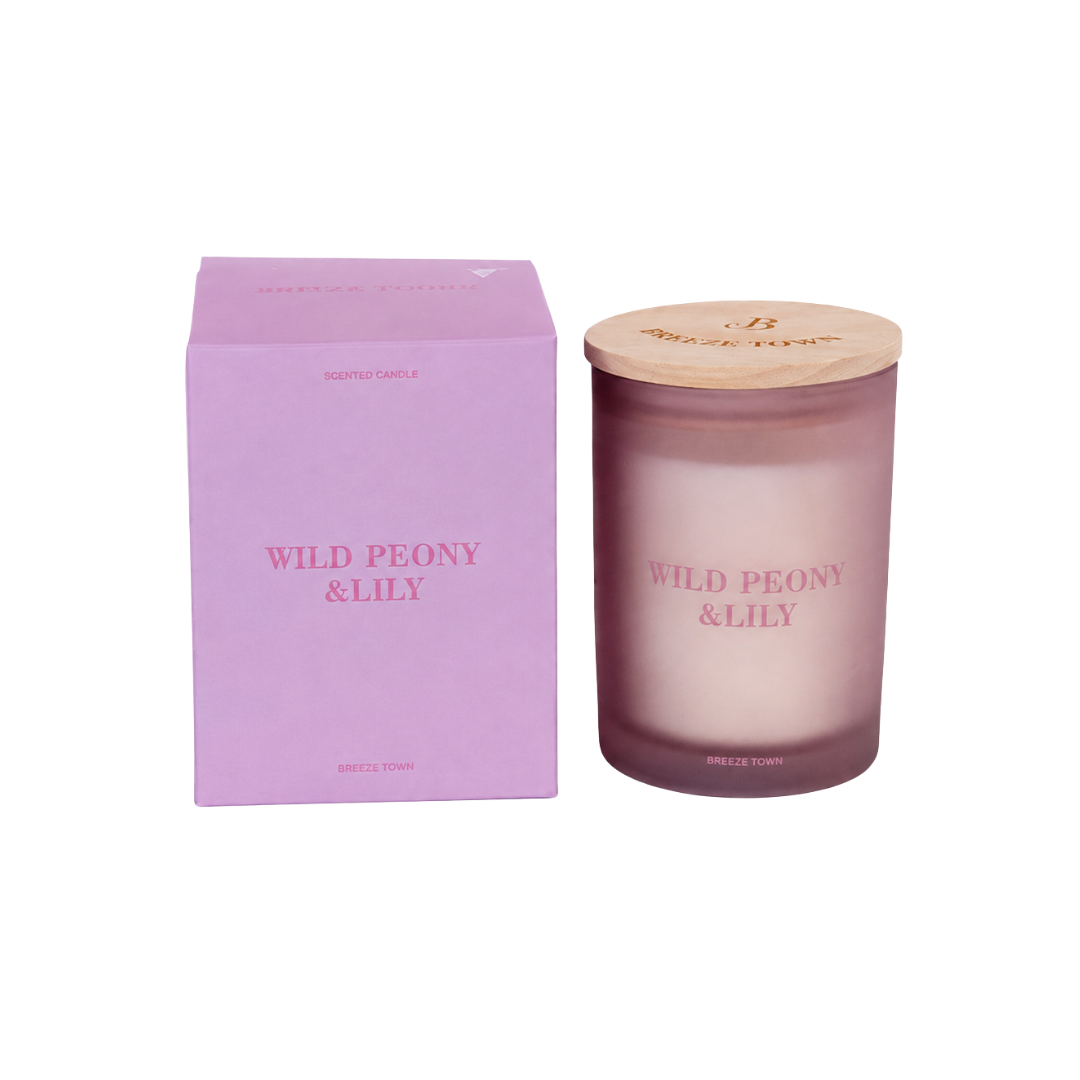 Wild Peony  & Lily Scented Candle - Petite