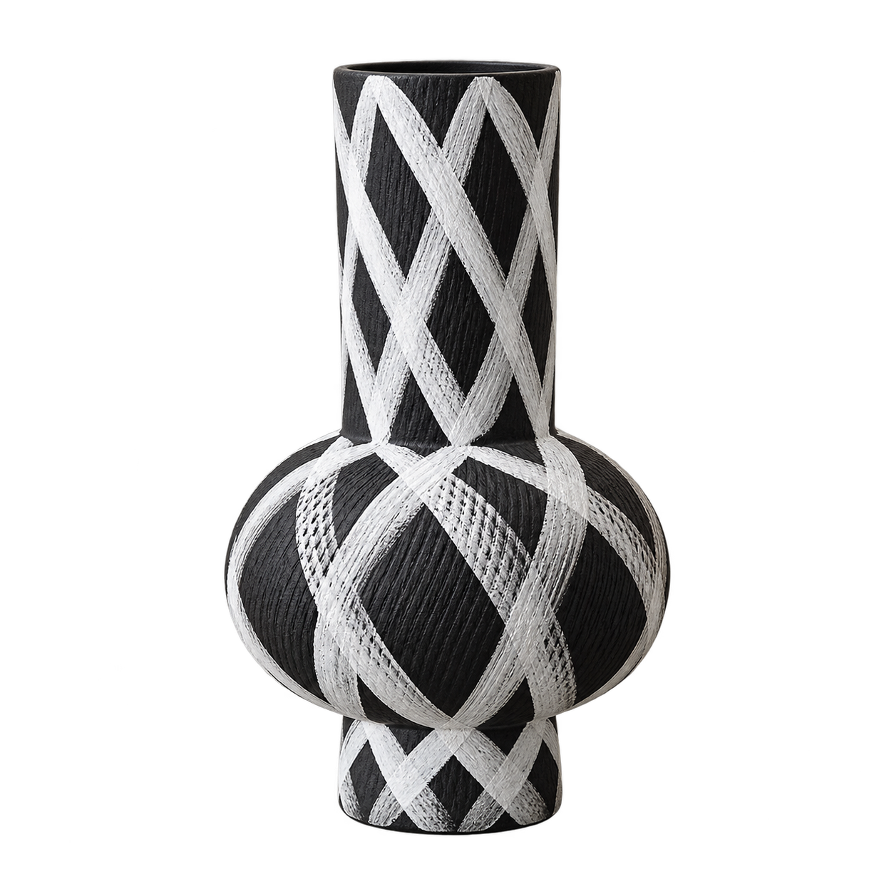 Calista Lattice Ceramic Vase