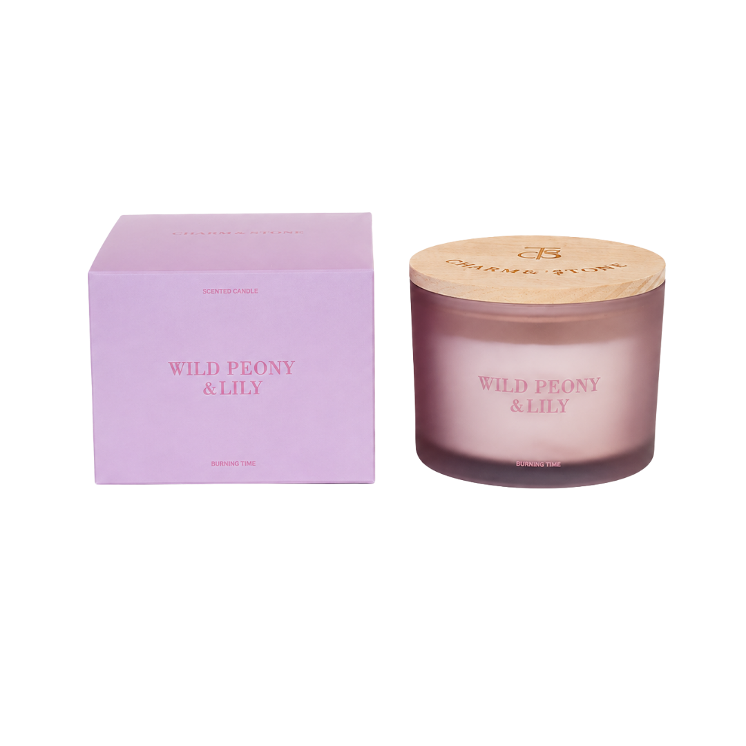 Wild Peony & Lily Scent Candle - Grand