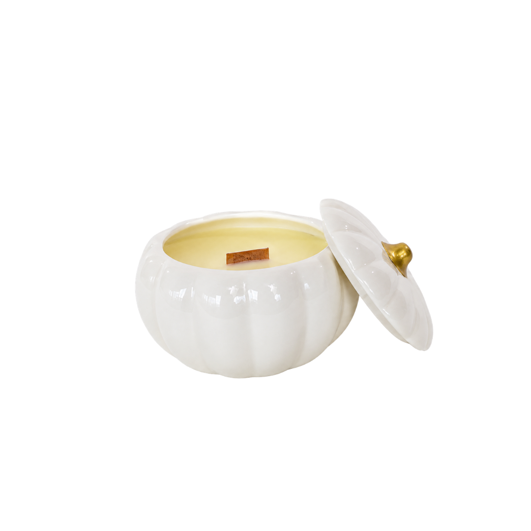 Porcelain Pumpkin Scented Candle