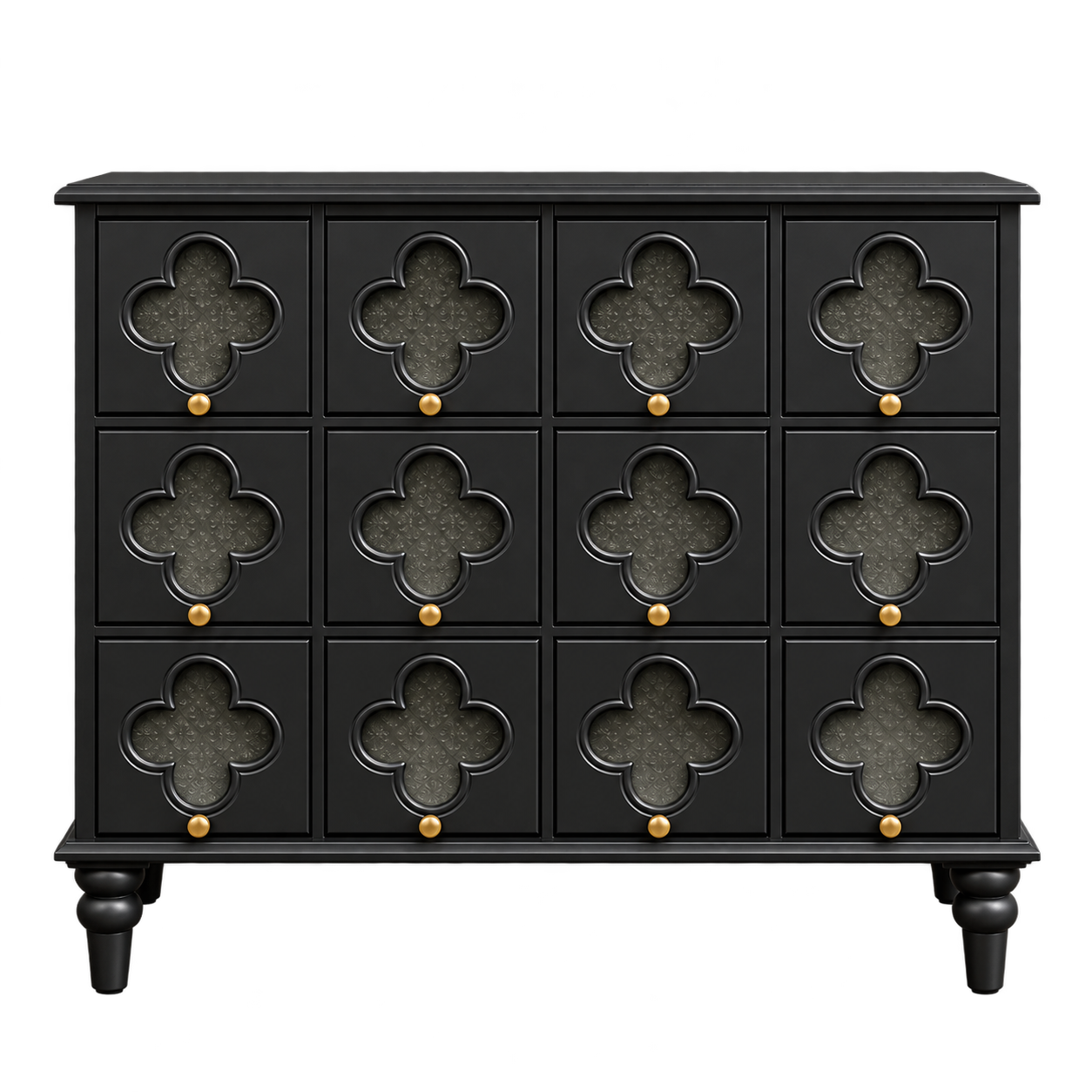 QUATRE CONSOLE CABINET - BLACK