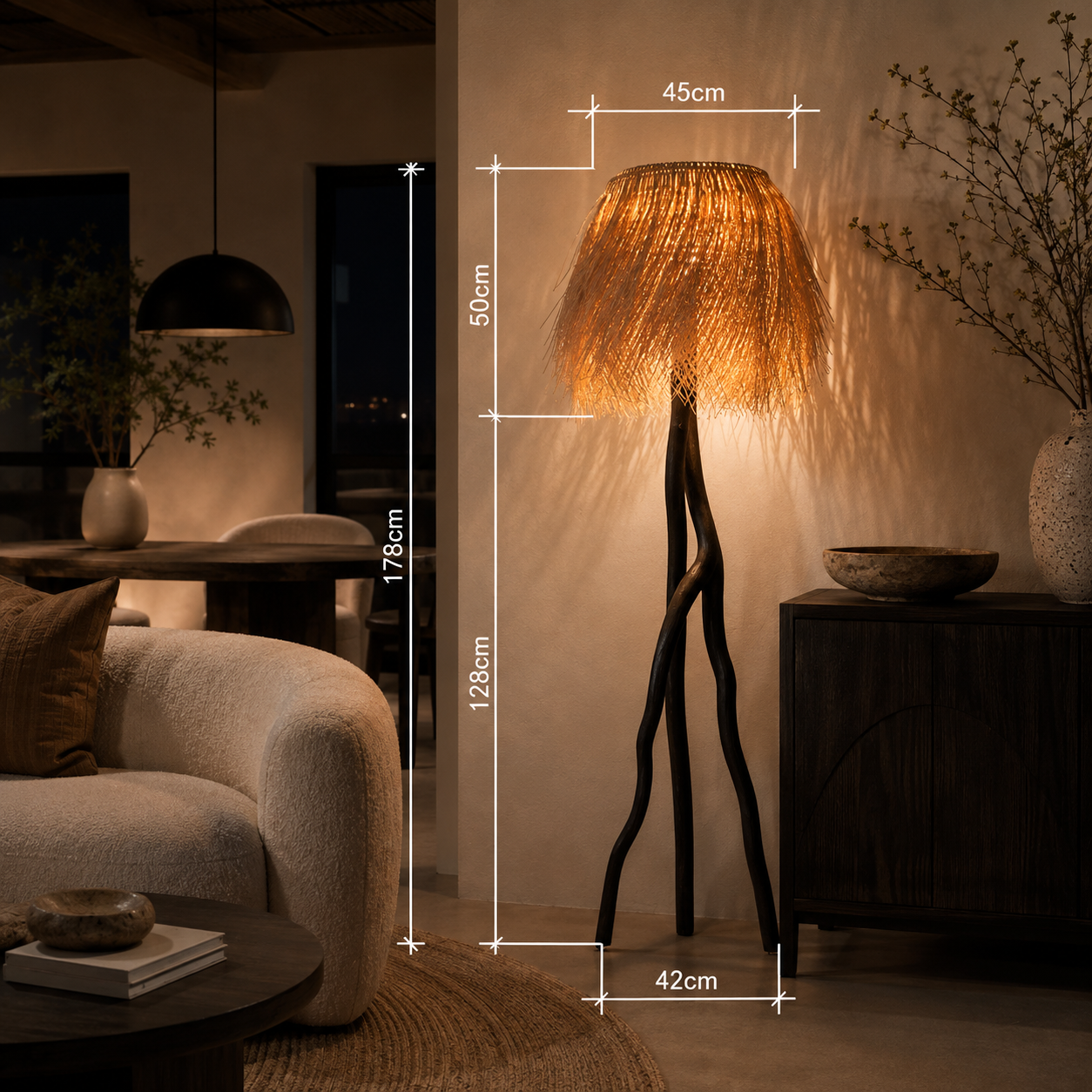Amber Veil Floor Lamp additional view 1