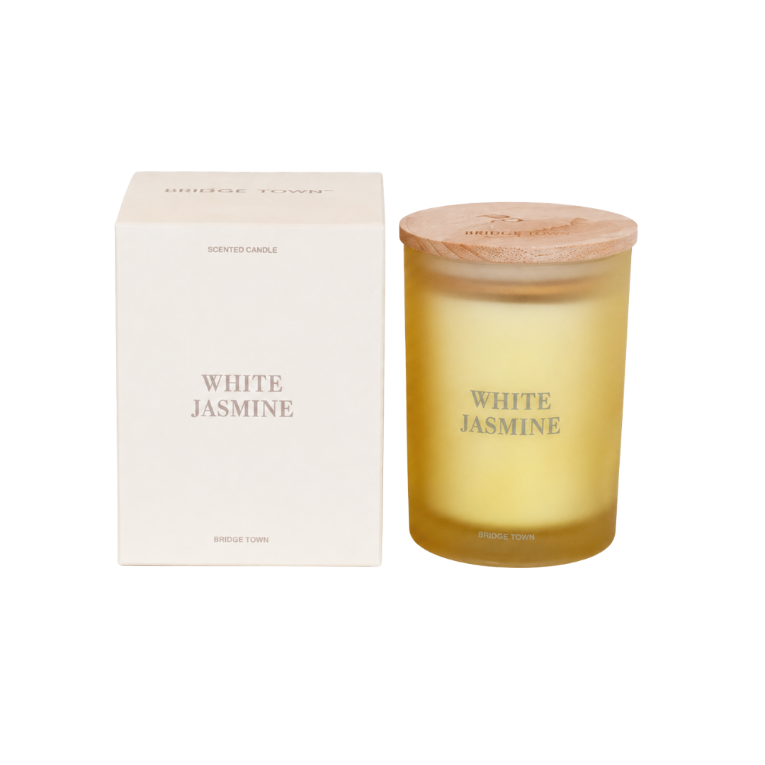 White Jasmine Scented Candle  -  Petit