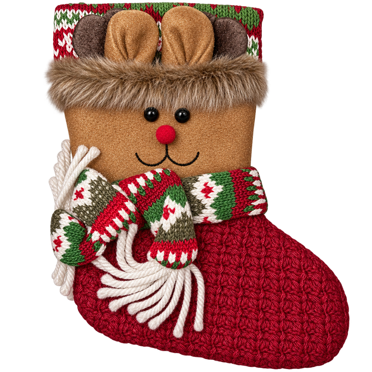 EVERGREEN CHEER STOCKING