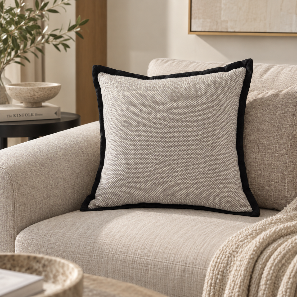 NERA THROW PILLOW COVER hover preview