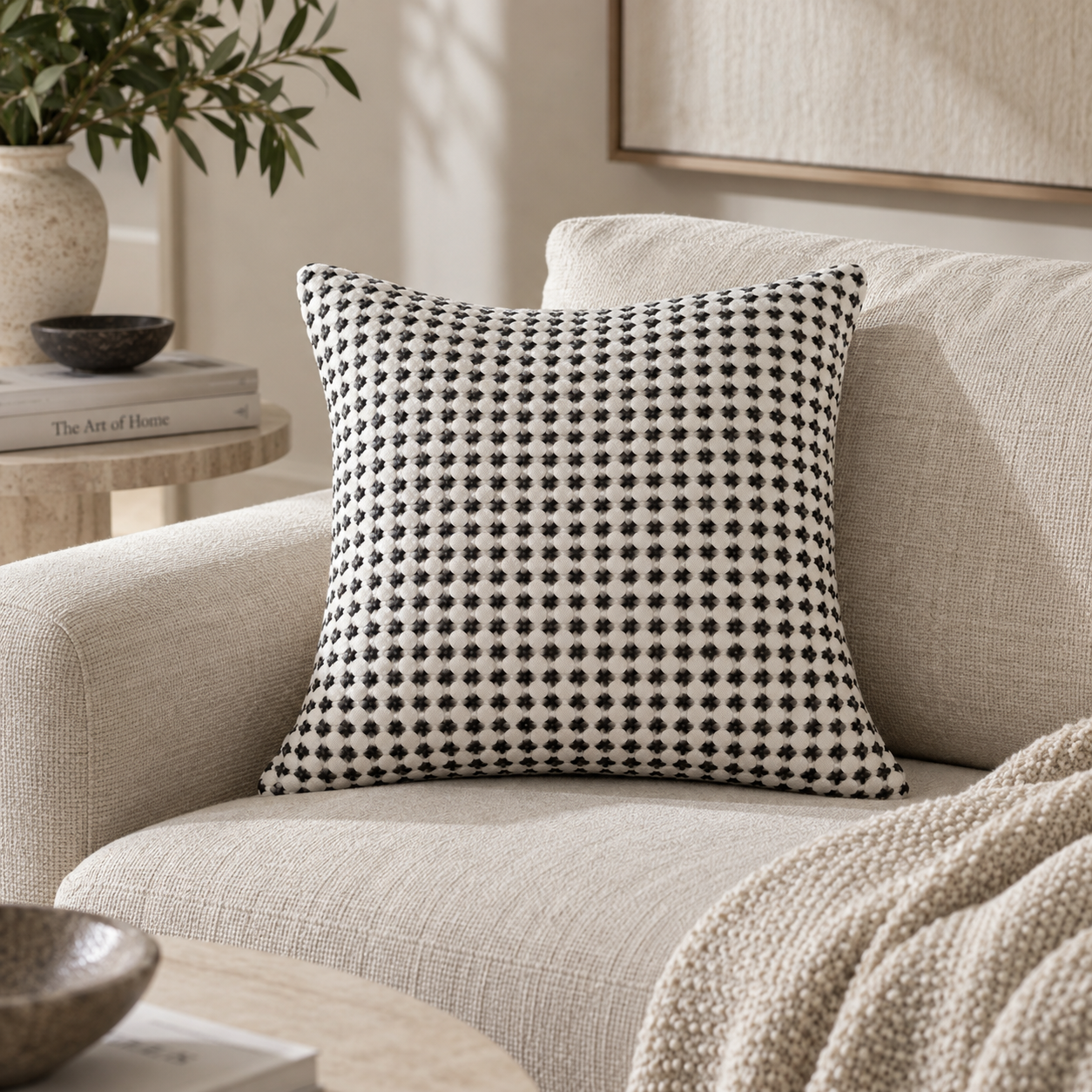 SEREIN THROW PILLOW COVER hover preview