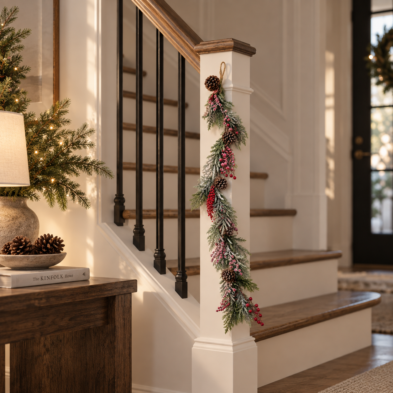 FROSTED HOLIDAY GARLAND