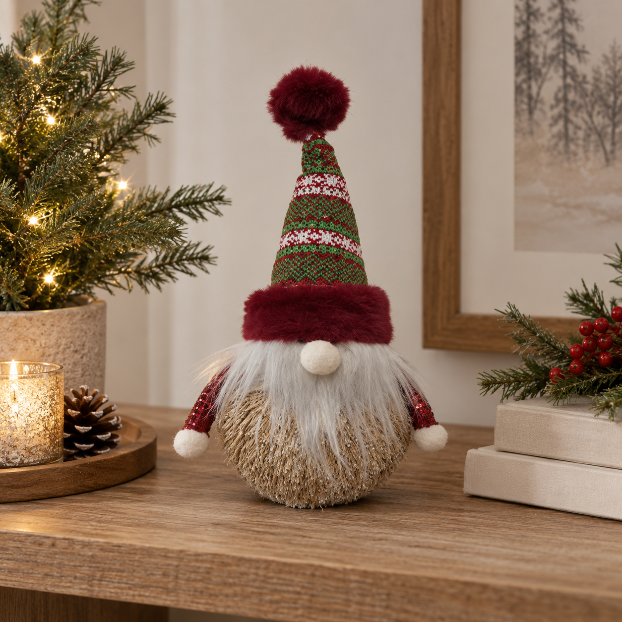 PIPPIN STRIPE HAT GNOME