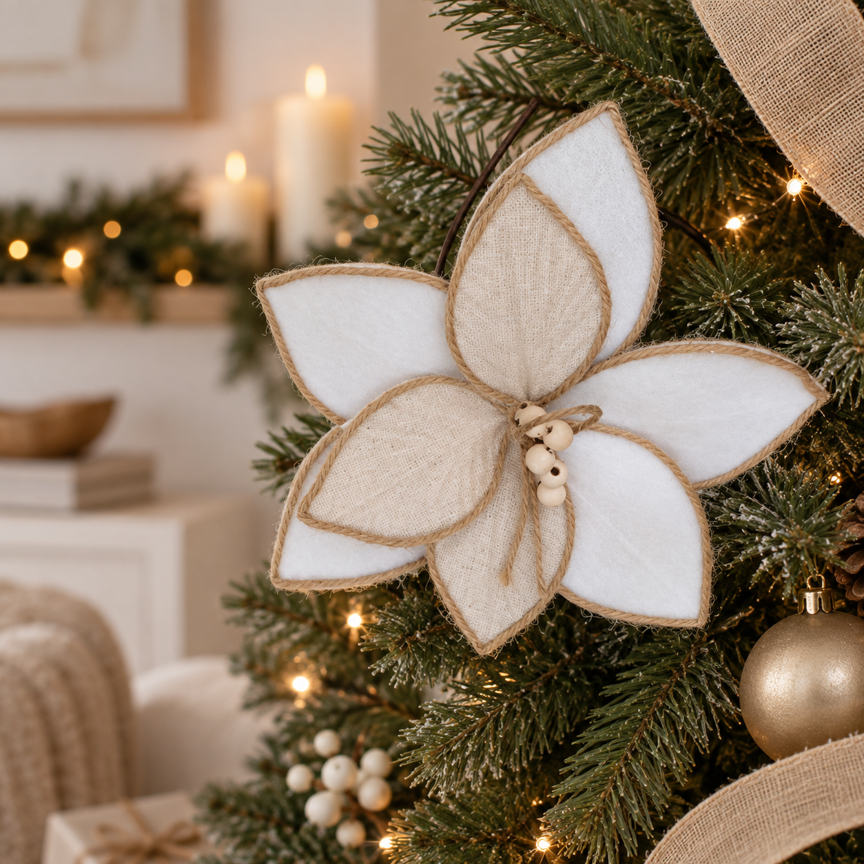 IVORY NOEL POINSETTIA