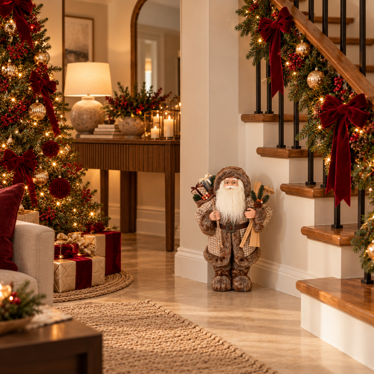 THADDEUS PETITE WOODLAND SANTA
