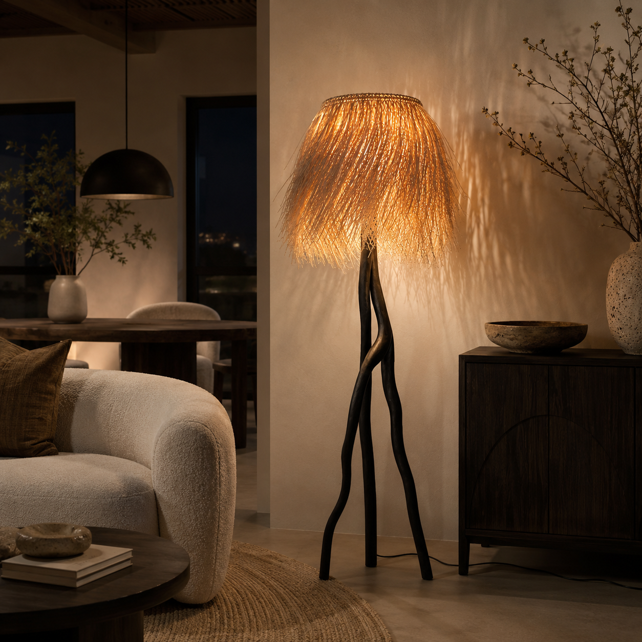 Amber Veil Floor Lamp hover preview
