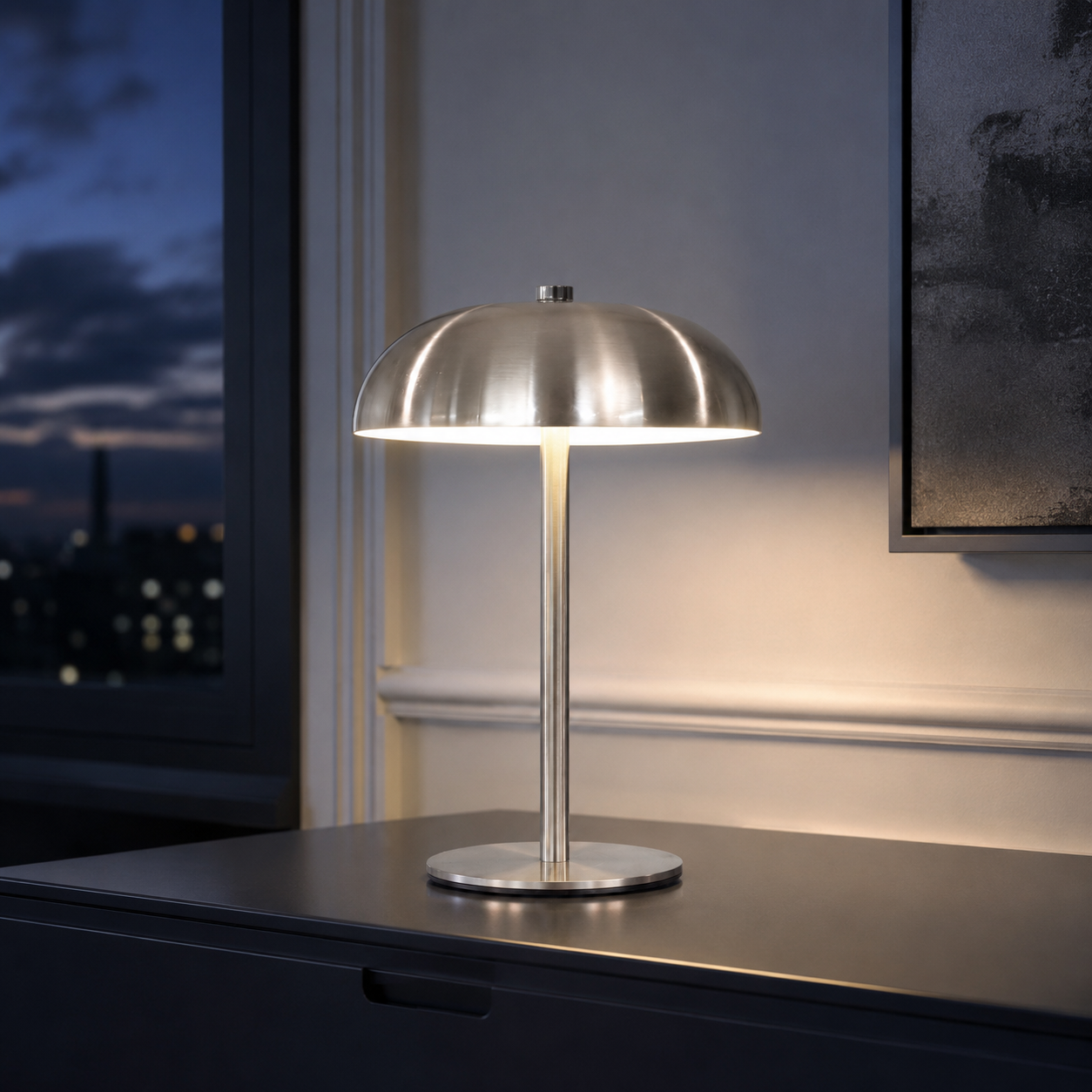 Luna Lamp -  Silver hover preview