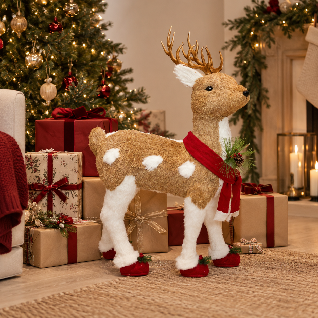 HOLLIS GRAND STANDING REINDEER