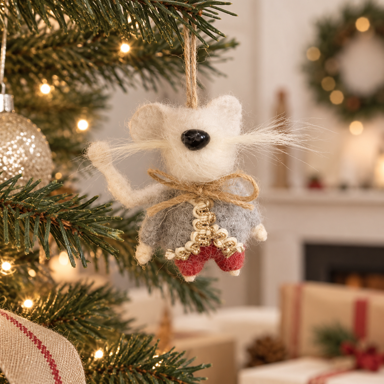 OPALINE SNOW ORNAMENT