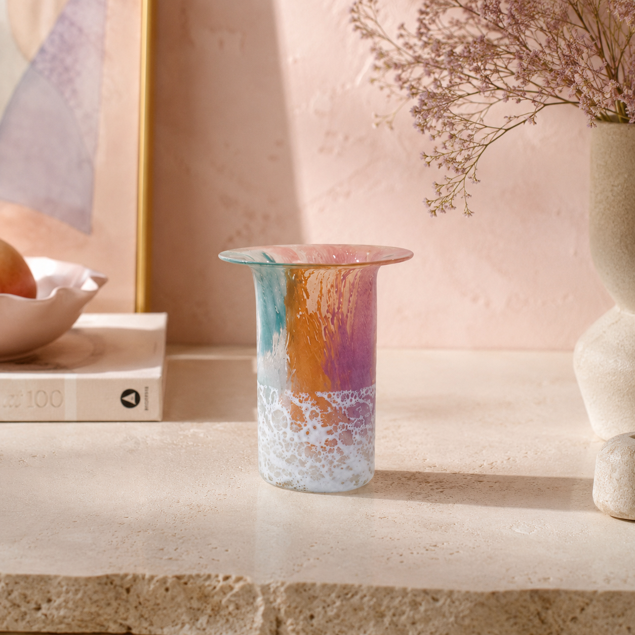 Elera Collection - Vivid Ocean Vase - Moyen 2 hover preview