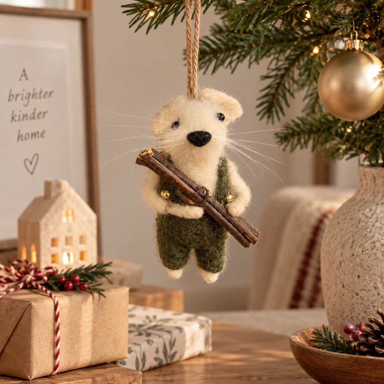 LARKIN REINDEER ORNAMENT