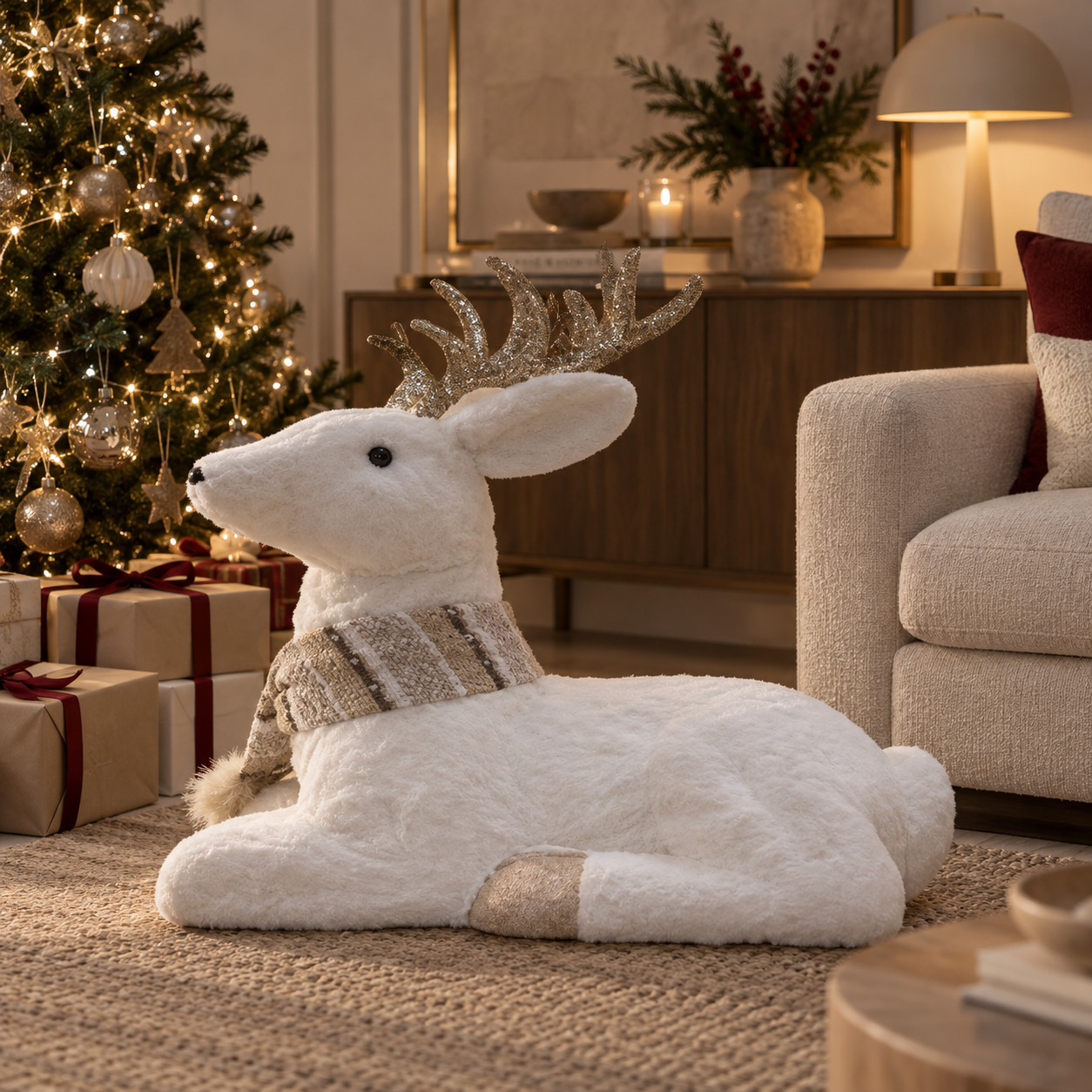 AURELIO GRAND RESTING REINDEER