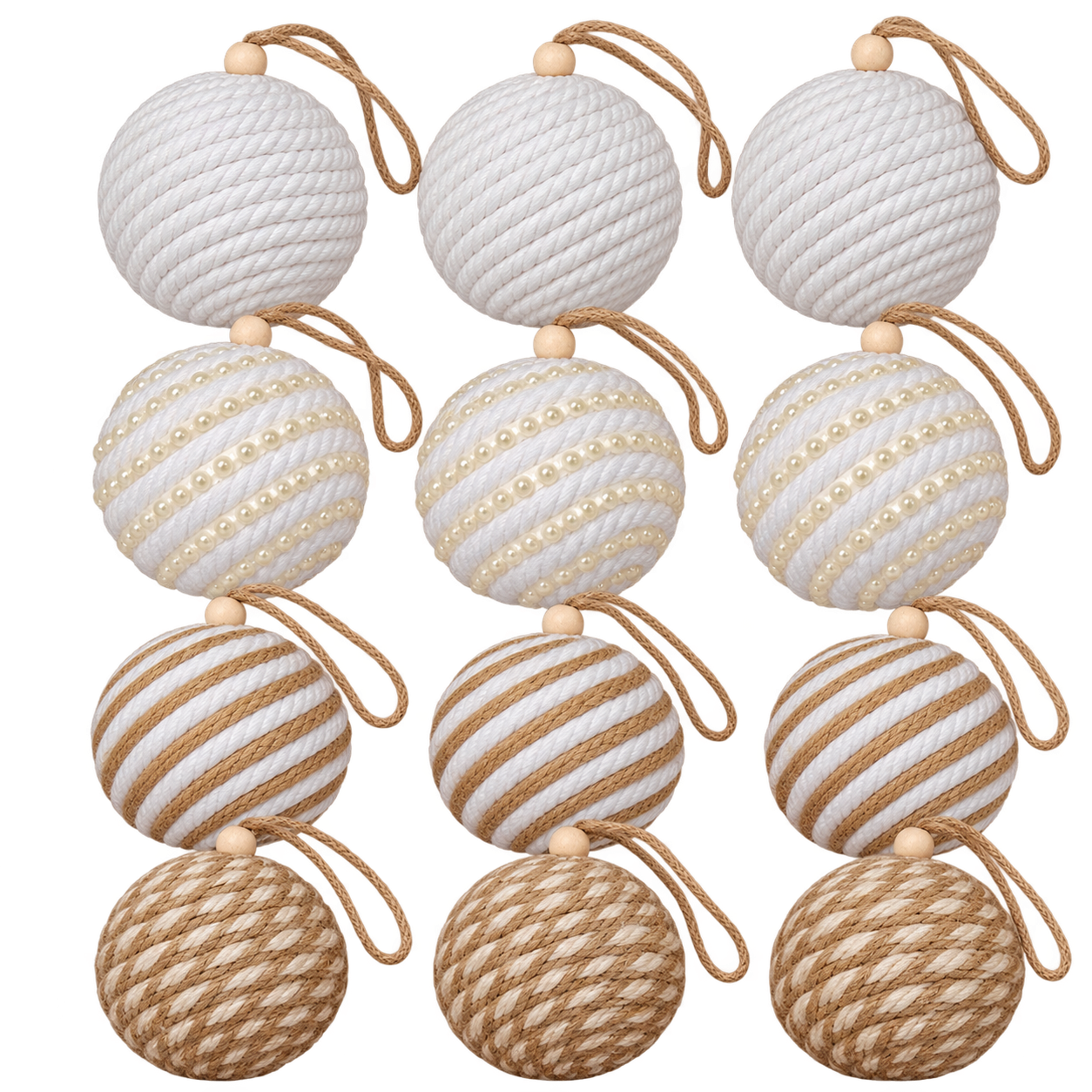 12 PIECE WINTER HEARTH ORNAMENT SET