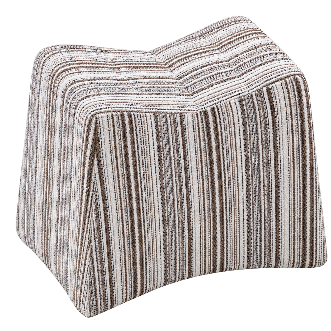 COVE OTTOMAN - BROWN