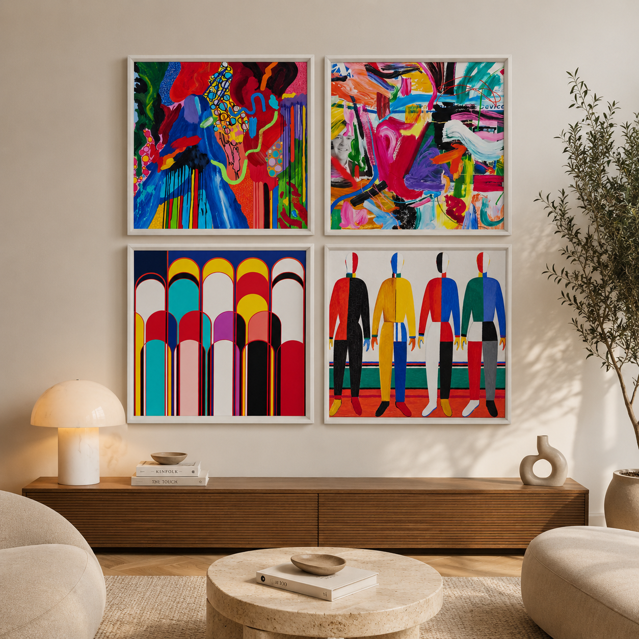 Layered Expressions Art Print Set